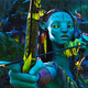 Neytiri, played by Zoe Saldana, in the original Avatar.